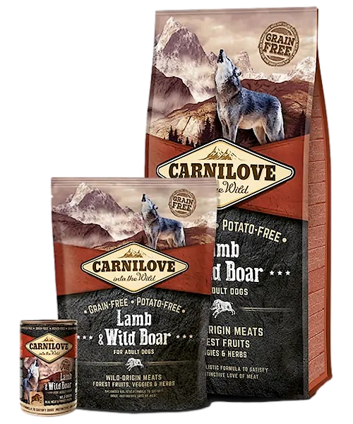 Carnilove Lamb/Wild Boar Adult (Graanvrij)