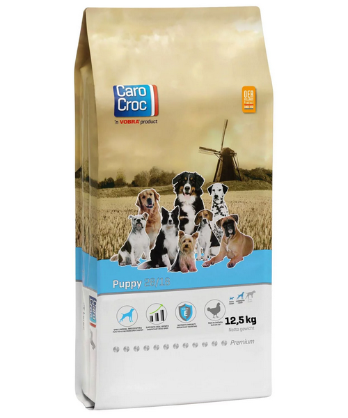 CaroCroc Puppy 12,5 kg (optimale verhouding van omega 3 en 6)