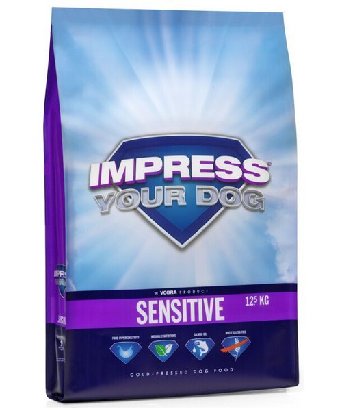Impress Your Dog Sensitive 12,5 kg (Geperste brokken)