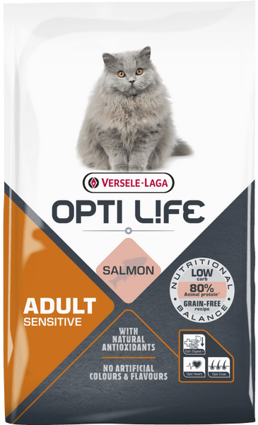 Opti Life Adult Sensitive Salmon - Onlinedierenwereld