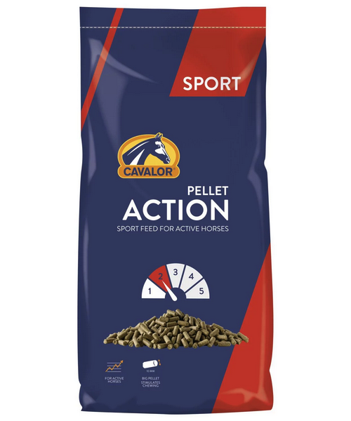 Cavalor Action pellet (bevat hoogwaardige eiwitten)