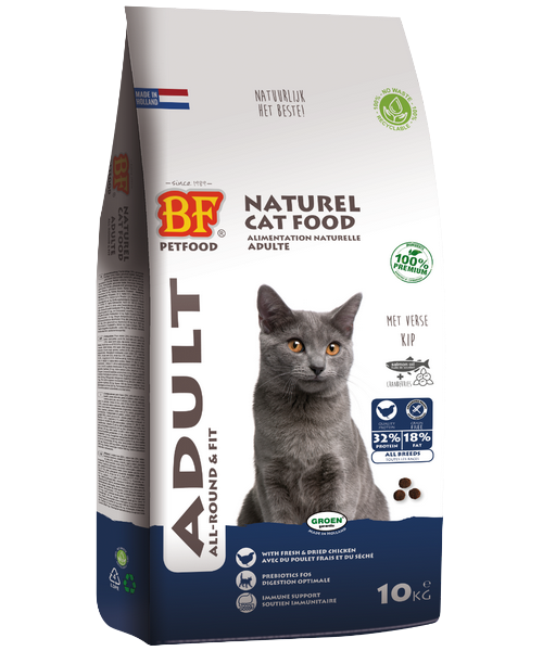 Biofood NCF Adult Fit Kattenvoer - Kip Vis Zalm 10 kg
