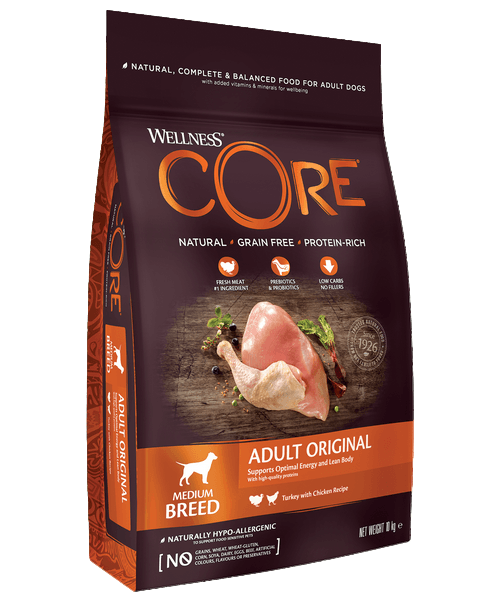 Wellness CORE Adult Original Kalkoen met Kip - Onlinedierenwereld