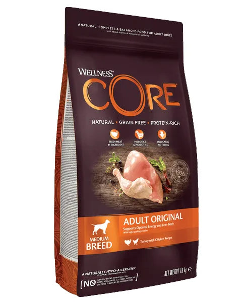 Wellness CORE Adult Original Kalkoen met Kip - Onlinedierenwereld