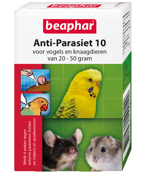 Beaphar Anti-Parasiet 10 voor vogels en knaagdieren