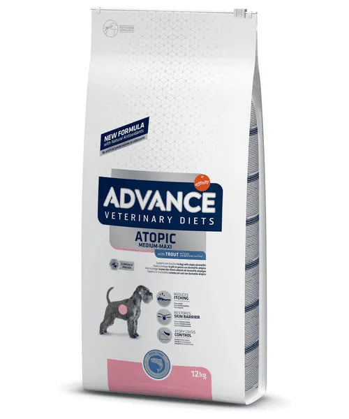 Advance Veterinary Diet Dog Atopic Gevoelige Huid Medium/Maxi (12 kg) - Onlinedierenwereld