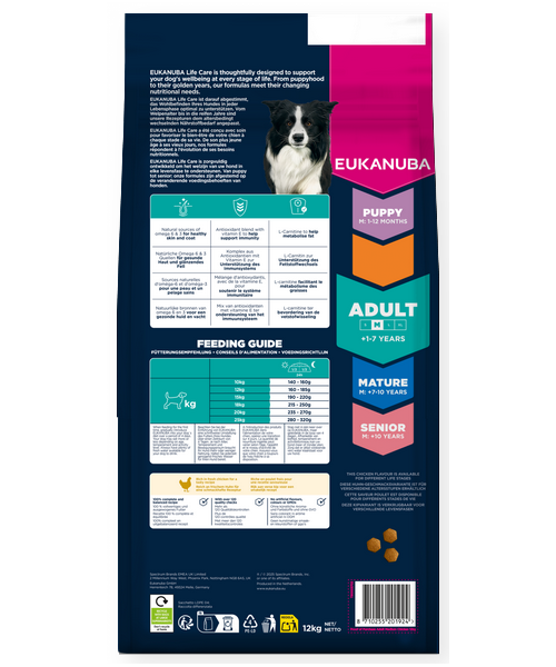 Eukanuba Adult medium breed Kip (bevat L-carnitine)