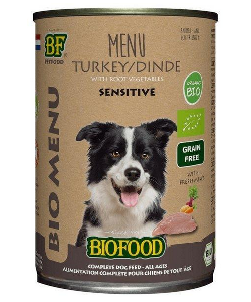 Biofood Bio menu Kalkoen (natvoer 12 x 400g)