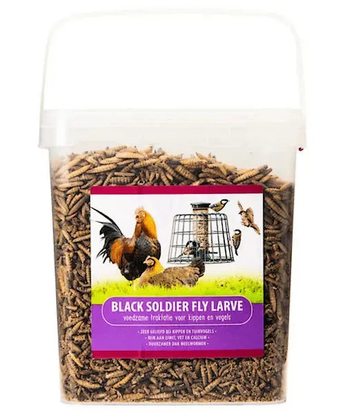 Voerwaarts Black Soldier Fly (aanvullend diervoeder) - Onlinedierenwereld