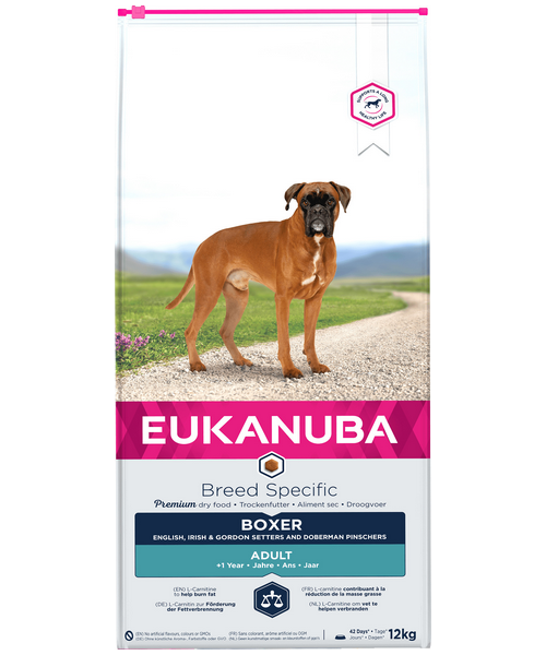 Eukanuba Boxer Rasspecifiek hondenvoer (bevat L-carnitine)