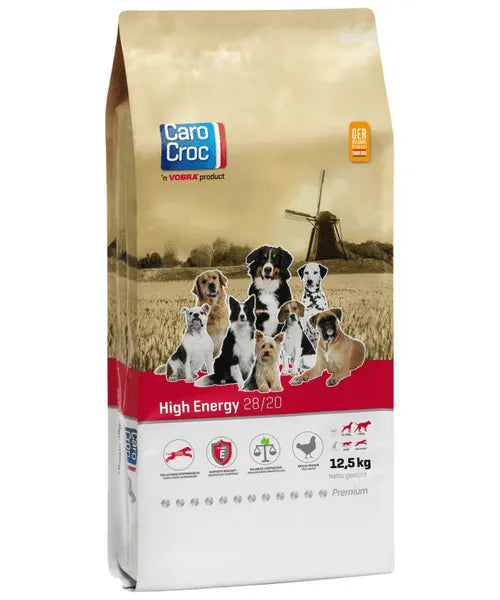 CaroCroc High Energy 12,5 kg (Bij hoge energiebehoefte)