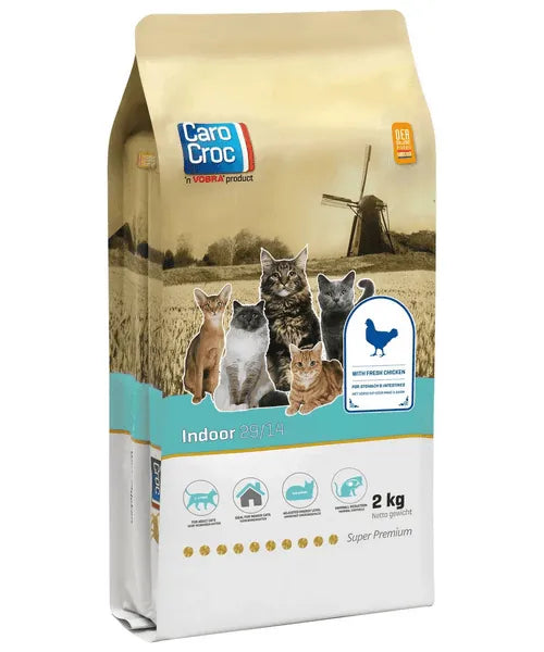CaroCroc Kat Indoor 2 kg (verlaagde energiegehalte)