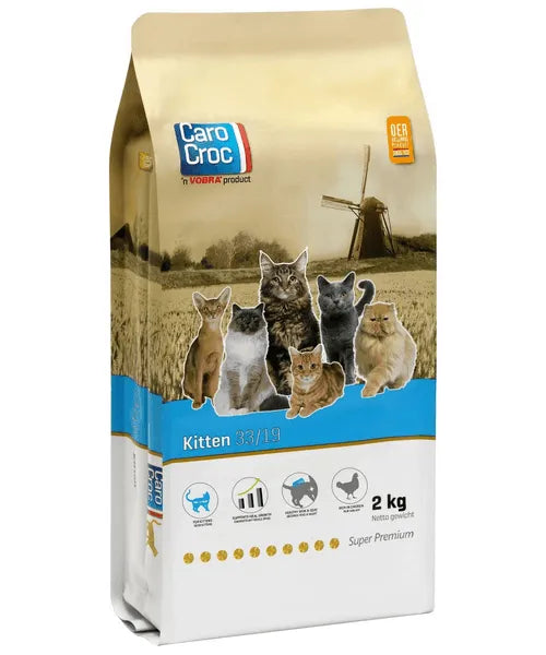 CaroCroc Kitten 2 kg (hoger eiwit- en vetgehalte)