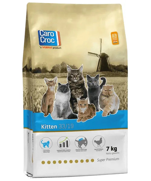 CaroCroc Kitten 7 kg (hoger eiwit- en vetgehalte)
