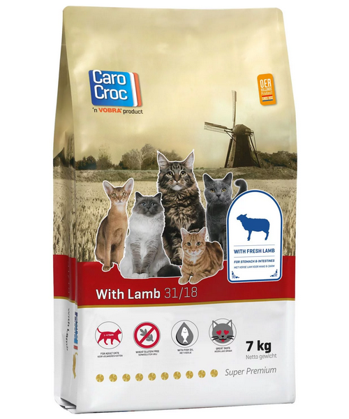 CaroCroc Gato con Cordero (no contiene gluten de trigo)
