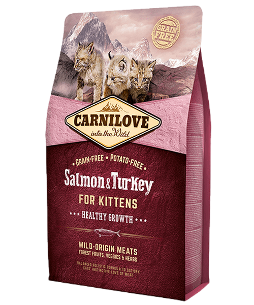 Carnilove Salmon/Turkey Kitten (Graanvrij)