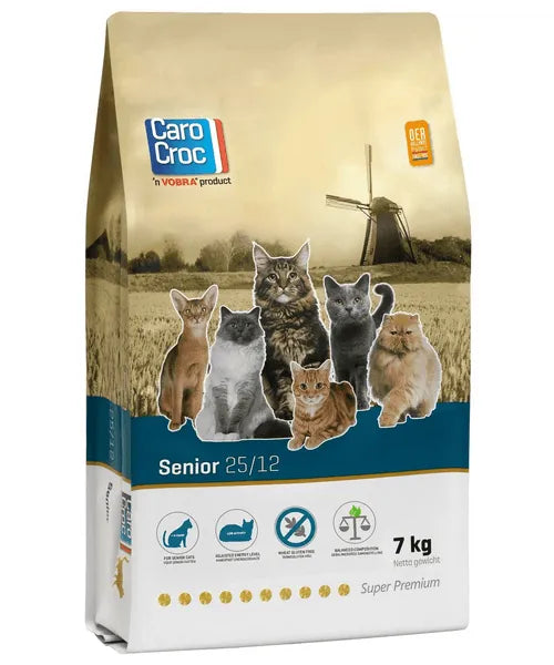 CaroCroc Kat Senior 7 kg (verlaagde eiwit-, vet- en mineralen gehalte)