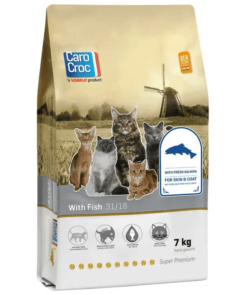 CaroCroc Kat met Vis 7 kg (bereid met verse zalm)