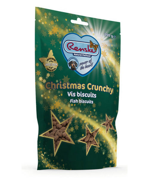 Kerst Crunchy Vis beloningskoekjes