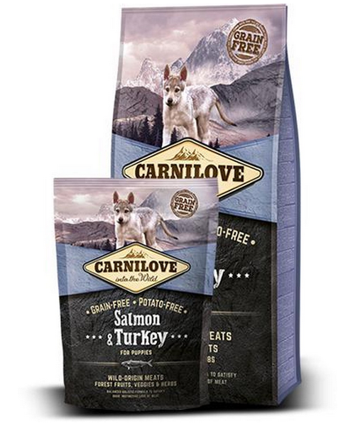 Carnilove Puppy Salmon/Turkey (Graanvrij)