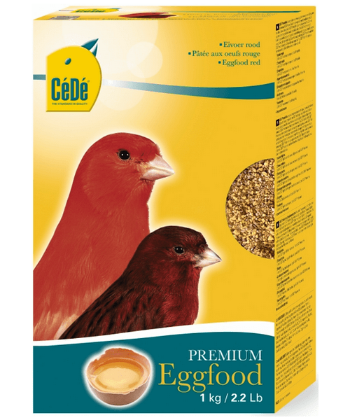 Cédé Eivoer rood 1 kg (voor kleurkanaries en inlandse vogels)