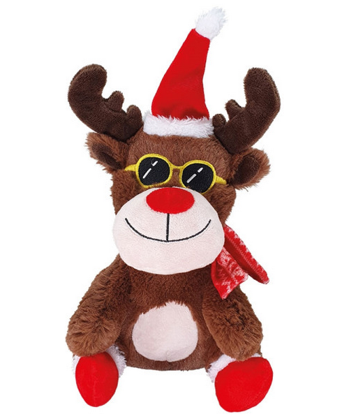 Nobby Pluche Eland Cool Xmas Hond (Knuffels kerstperiode)