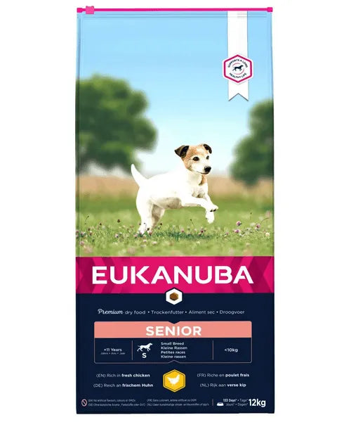 Eukanuba Caring Senior Small Breed Kip (bevat L-carnitine)