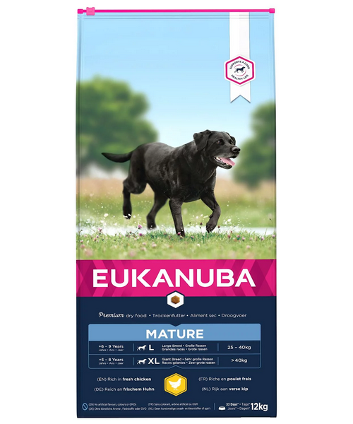 Eukanuba Mature senior large breed Kip (bevat Glucosamine)