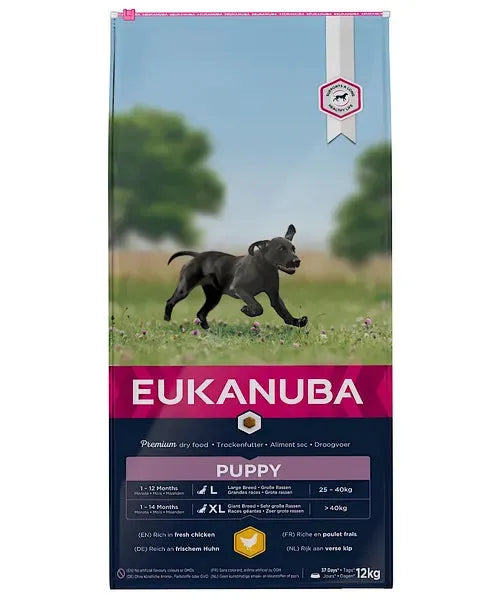 Eukanuba Puppy large breed Kip (met Omega 3 en 6) - Onlinedierenwereld