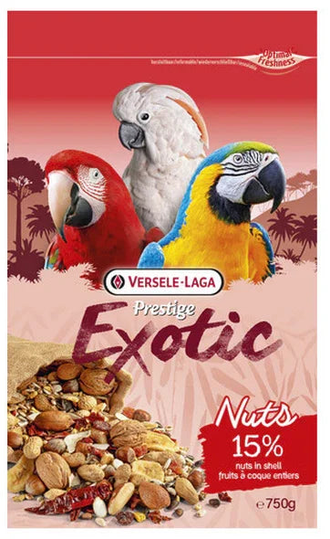 Versele-Laga Prestige Premium Exotic Nuts Papegaai - Onlinedierenwereld