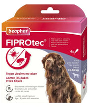 Beaphar FiproTec SpotOn 4 pip (40-60 kg) - Onlinedierenwereld