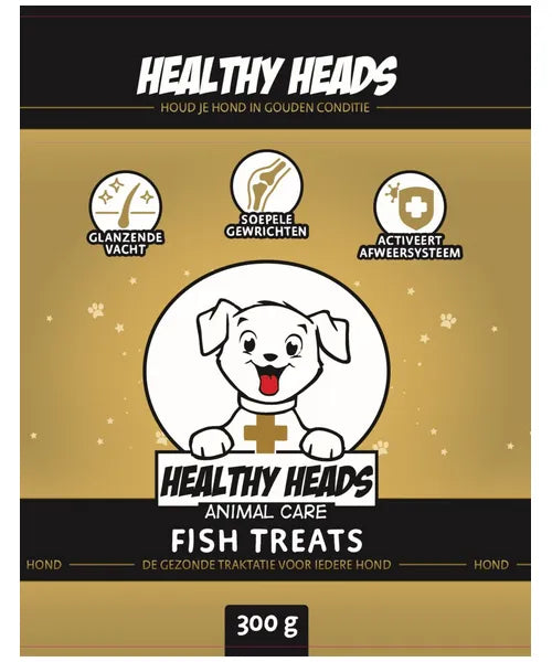 Healthy Heads Fish Treats - Onlinedierenwereld