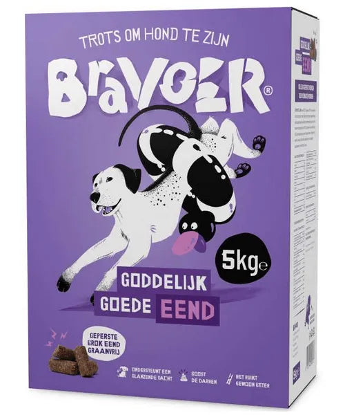 Bravoer Goddelijk Goede Eend 5 kg (Geperste brok)