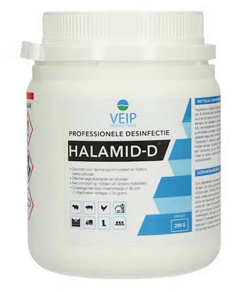 Halamid-d (desinfectiemiddel / Ontsmettingsmiddel)