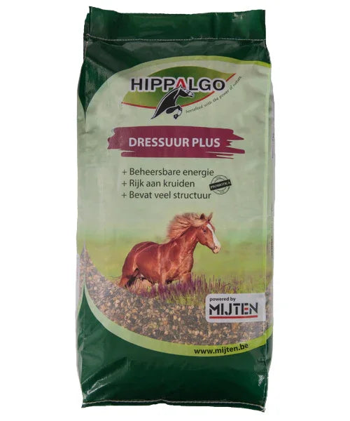 Mijten Hippalgo Dressuur Plus (muesli met specifieke energiebalans) - Onlinedierenwereld