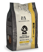Monopets Hypoallergenic Fresh Meat Mini Puppy Duck - Onlinedierenwereld