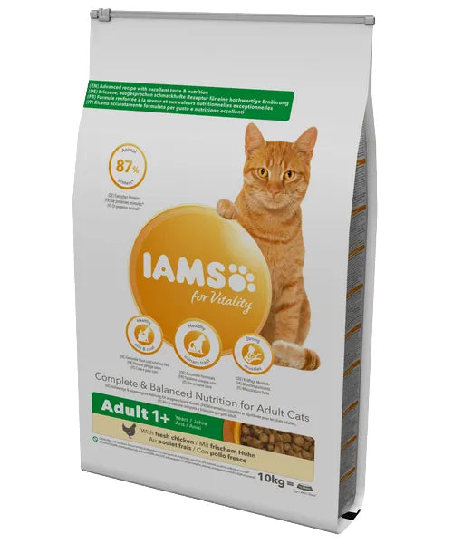 Iams Adult met Kip (ondersteunt gezondheid en vitaliteit) - Onlinedierenwereld