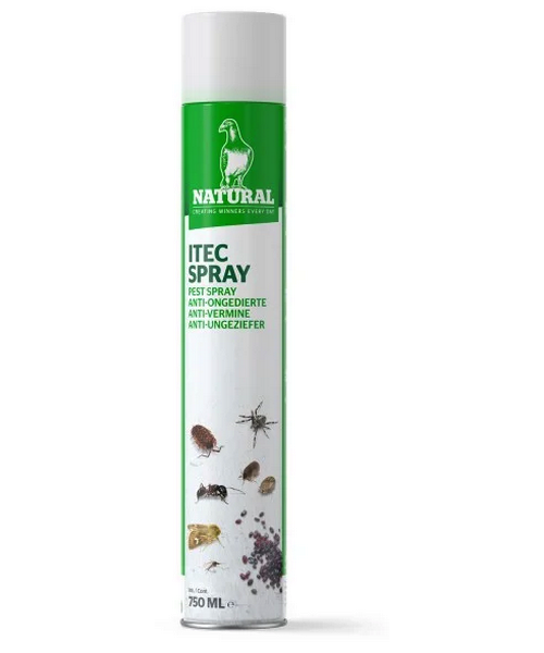 Natural Itec spray voor duiven (tegen uitwendige parasieten)