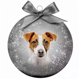 Plenty Gifts Kerstbal met Jack Russel