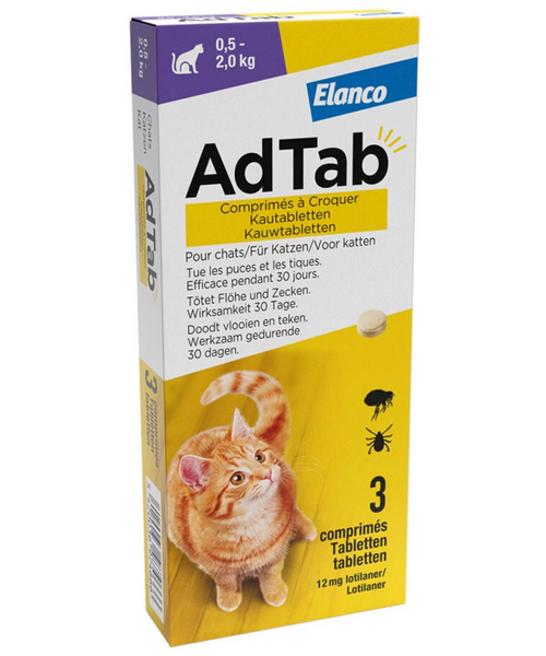 AdTab kauwtabletten voor katten