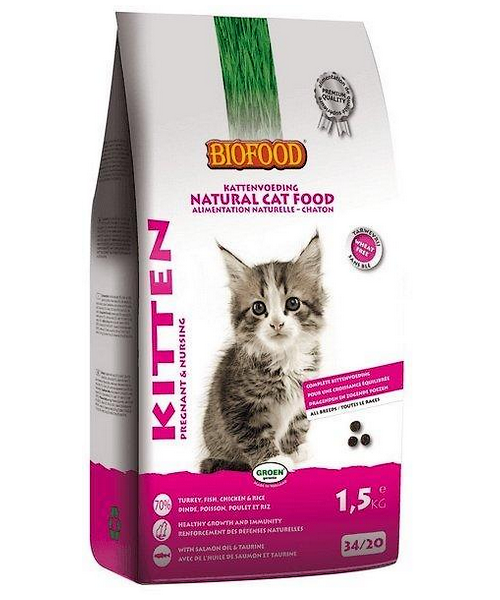 Biofood NCF Kitten Pregnant &amp; Nursing - Alimento para gatos - (1,5 kg)