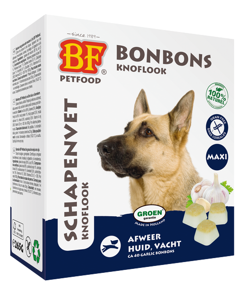 Biofood Schapenvet Knoflook Maxi
