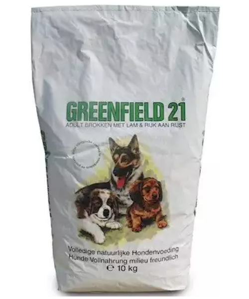 Greenfield 21 Adult Lam &amp; Rijst (geschikt voor alle honden)