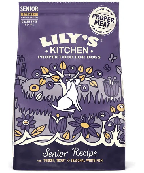 Lily's Kitchen Dog Senior Turkey/Trout (7 kg) - Onlinedierenwereld