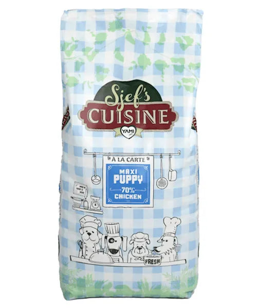 Sjef's Cuisine Maxi Puppy 12,5 kg (Met Biergist en Prebiotica)