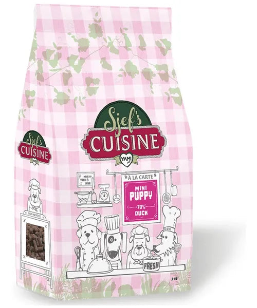 Sjef's Cuisine Mini Puppy (hoger vet- en eiwitpercentage)