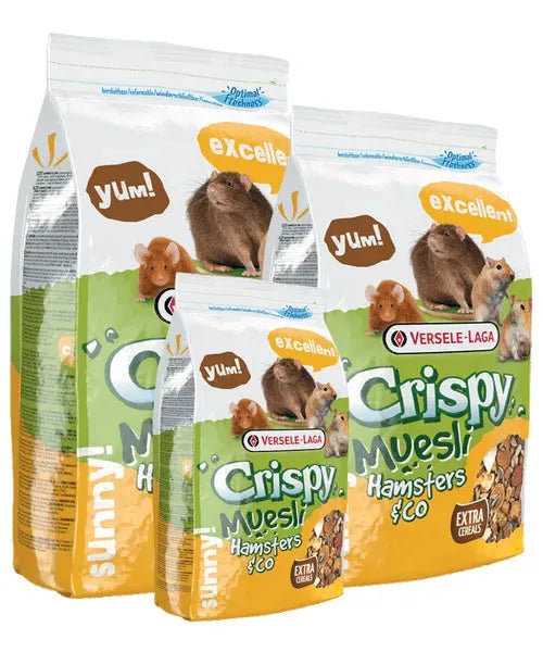 Aanbieding Crispy Muesli Hamsters & Co - Onlinedierenwereld
