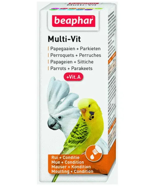 Multi-Vit Papegaaien en grote Parkieten - Onlinedierenwereld