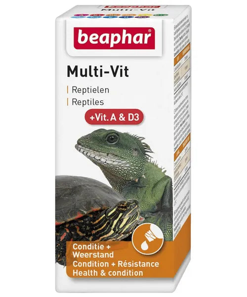 Beaphar Multi-Vit reptielen (20ml) - Onlinedierenwereld