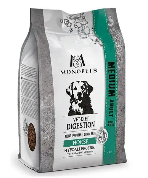 Verpakking Monopets Hypoallergenic Medium Vet-Diet Digestion Paard